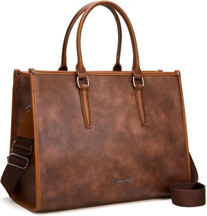 15.6-Inch Laptop Tote Bag for Women Business Office Work Briefcase with Adjustable Shoulder Strap 15.6-Inch Laptop Tote Bag for Women Business Office Work Briefcase with Adjustable Shoulder Strap