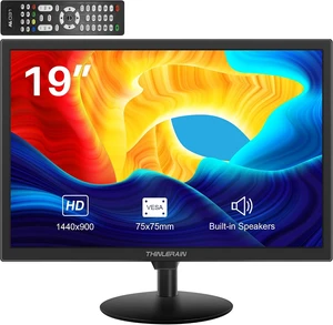 19-Inch Computer Monitor 1440x900 with HDMI/VGA/AV/BNC/USB Ports, 60Hz, 5ms, VESA, Built-In Speakers for Office & Home 19-Inch Computer Monitor 1440x900 with HDMI/VGA/AV/BNC/USB Ports, 60Hz, 5ms, VESA, Built-In Speakers for Office & Home