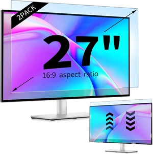 2-Pack 27-Inch Blue Light Screen Protector for 16:9 Computer Monitors 2-Pack 27-Inch Blue Light Screen Protector for 16:9 Computer Monitors