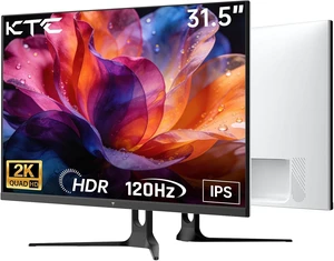 32" 2K QHD Computer Monitor 120Hz IPS Panel (White) 32" 2K QHD Computer Monitor 120Hz IPS Panel (White)