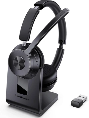 Bluetooth Wireless Headset with Mic for Work Noise Cancelling Bluetooth Wireless Headset with Mic for Work Noise Cancelling