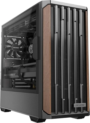 Cypress 7 Genuine Walnut Wood ATX PC Case 4 x 120mm PWM Fans Pre-Installed, 360mm Top Radiator Support, Type-C, Magnetic Tempered Glass Side Panel (Black) Cypress 7 Genuine Walnut Wood ATX PC Case 4 x 120mm PWM Fans Pre-Installed, 360mm Top Radiator Support, Type-C, Magnetic Tempered Glass Side Panel (Black)