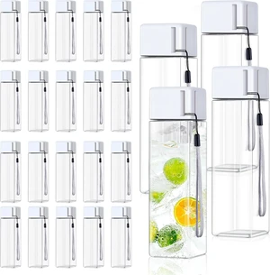 24-Pack Bulk Clear Plastic Water Bottles for Kids & Adults 24-Pack Bulk Clear Plastic Water Bottles for Kids & Adults