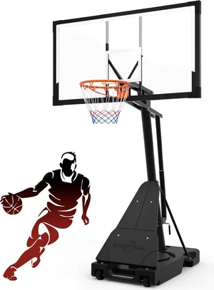 Outdoor Basketball Hoop with 44/52" Shatterproof PC Backboard 4.36-10FT Stepless Adjustable Height, Portable for Kids/Teens/Adults in Backyard, Driveway & Indoor Outdoor Basketball Hoop with 44/52" Shatterproof PC Backboard 4.36-10FT Stepless Adjustable Height, Portable for Kids/Teens/Adults in Backyard, Driveway & Indoor