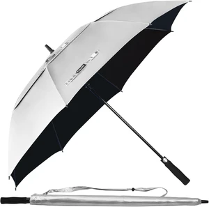 68/62/54 Inch UPF 50+ Sun Umbrella UV Protection Windproof Large Golf Umbrella, Auto Open Vented Double Canopy for Sun & Rain 68/62/54 Inch UPF 50+ Sun Umbrella UV Protection Windproof Large Golf Umbrella, Auto Open Vented Double Canopy for Sun & Rain