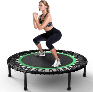 40"/48" Rebounder Trampoline for Adults with Bungee Cords Indoor/Outdoor Exercise Rebounder, Max Load 450/550 LBS 40"/48" Rebounder Trampoline for Adults with Bungee Cords Indoor/Outdoor Exercise Rebounder, Max Load 450/550 LBS