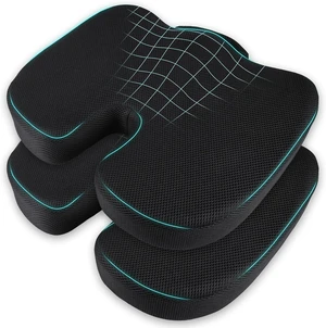 Stadium Seat Cushion with Handle 18x14x3 inches Breathable Mesh Filled with 60D High-Density Memory Foam, Extra Thick Bleacher Cushion for Outdoor Events Stadium Seat Cushion with Handle 18x14x3 inches Breathable Mesh Filled with 60D High-Density Memory Foam, Extra Thick Bleacher Cushion for Outdoor Events