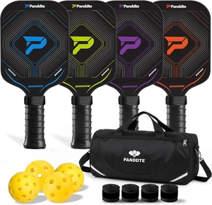 Lightweight Graphite Pickleball Paddles Set of 4 Lightweight Graphite Pickleball Paddles Set of 4