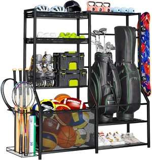 Garage Sports Equipment Organizer Golf Bag Storage Rack Garage Sports Equipment Organizer Golf Bag Storage Rack