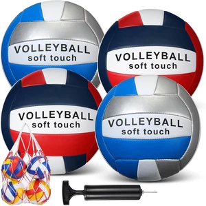 Soft Official Size 5 Volleyball 4 Pack for Indoor & Outdoor Soft Official Size 5 Volleyball 4 Pack for Indoor & Outdoor