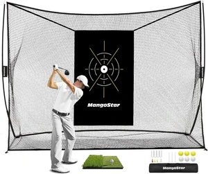 10x7 ft Heavy Duty Golf Practice Net for Backyard 10x7 ft Heavy Duty Golf Practice Net for Backyard