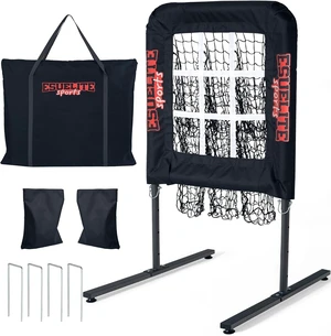 9 Hole Pitching Net with Strike Zone Adjustable Baseball & Softball Pitching Target, Portable Indoor/Outdoor Training for Pitchers, Coaches & Players 9 Hole Pitching Net with Strike Zone Adjustable Baseball & Softball Pitching Target, Portable Indoor/Outdoor Training for Pitchers, Coaches & Players