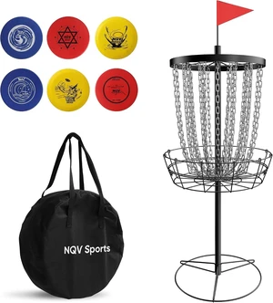 Heavy Duty Disc Golf Basket 24 Chain Portable Target Heavy Duty Disc Golf Basket 24 Chain Portable Target