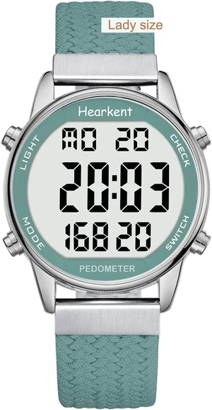 Pedometer Watch Step, Mileage & Calorie Tracker with Large Numbers Pedometer Watch Step, Mileage & Calorie Tracker with Large Numbers