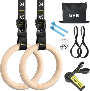 1.25" Wooden Gymnastic Rings Gym Rings 1.25" Wooden Gymnastic Rings Gym Rings