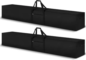 260 L Large Storage Duffle Bag 2 Pcs, 83 x 16 x 12 Inch, Black 260 L Large Storage Duffle Bag 2 Pcs, 83 x 16 x 12 Inch, Black