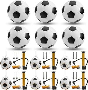 6 Pcs Operation Christmas Soccer Ball Bulk with Pump Needles Size 5/4/3 Training Balls for Adult Soccer & Christian Charity Donation Supplies 6 Pcs Operation Christmas Soccer Ball Bulk with Pump Needles Size 5/4/3 Training Balls for Adult Soccer & Christian Charity Donation Supplies