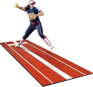 2024 Upgraded Softball Pitching Mat Denser Antifade Turf with Anti-Slip Rubber Bottom, 10' x 3' Pitching Mound for Indoor/Outdoor 2024 Upgraded Softball Pitching Mat Denser Antifade Turf with Anti-Slip Rubber Bottom, 10' x 3' Pitching Mound for Indoor/Outdoor