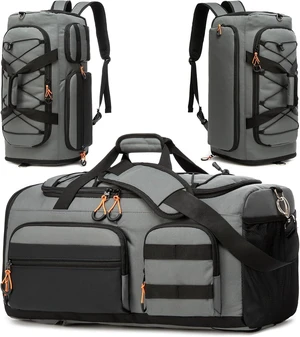45L 3-in-1 Gym Duffle Bag Backpack for Men Travel 45L 3-in-1 Gym Duffle Bag Backpack for Men Travel