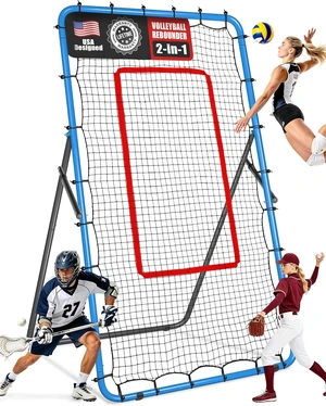 Volleyball Rebounder Net Baseball, Soccer & Softball Pitchback Bounce Back Volleyball Rebounder Net Baseball, Soccer & Softball Pitchback Bounce Back