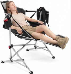 Heavy Duty 500LB Swinging Hammock Camping Chair with Footrest Heavy Duty 500LB Swinging Hammock Camping Chair with Footrest