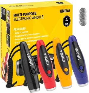 4 Pack Handheld Electronic Whistle for Outdoor Sports 4 Pack Handheld Electronic Whistle for Outdoor Sports