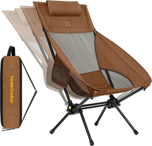 Zeta L8 Max Portable Lightweight Camping Chair, Comfort-Driven Foldable Rocking Chair with Carry Bag for Camping, Hiking, Patio & Fishing, Supports up to 250 lbs, Brown Zeta L8 Max Portable Lightweight Camping Chair, Comfort-Driven Foldable Rocking Chair with Carry Bag for Camping, Hiking, Patio & Fishing, Supports up to 250 lbs, Brown