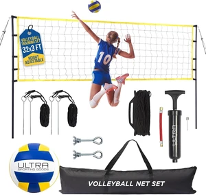 Regulation 32x3FT Portable Outdoor Volleyball Net for Backyard Regulation 32x3FT Portable Outdoor Volleyball Net for Backyard