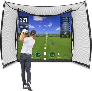 10 ft x 8 ft Range Cage Golf Net Indoor/Outdoor Practice Net for Full Swing Training & Home Golf Simulator Setups 10 ft x 8 ft Range Cage Golf Net Indoor/Outdoor Practice Net for Full Swing Training & Home Golf Simulator Setups