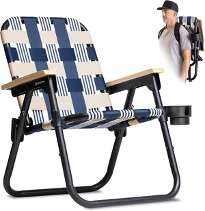 GoSports WOVN Premium Folding Beach Backpack Camping Chair, 9 Styles Available GoSports WOVN Premium Folding Beach Backpack Camping Chair, 9 Styles Available