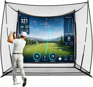 Golf Simulator Enclosure & Net with Dual-Layer HD Screen Golf Simulator Enclosure & Net with Dual-Layer HD Screen