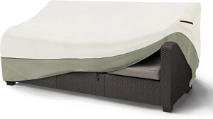 85" 600D Waterproof Patio Sofa Cover, Outdoor Couch, Beige 85" 600D Waterproof Patio Sofa Cover, Outdoor Couch, Beige