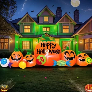 8FT Inflatable Pumpkin Combo Halloween Decorations with LED, Outdoor Blow-Up for Holiday Garden, Yard & Lawn Décor 8FT Inflatable Pumpkin Combo Halloween Decorations with LED, Outdoor Blow-Up for Holiday Garden, Yard & Lawn Décor