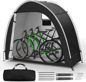 PU5000 Waterproof Bike Storage Tent, Outdoor Shed for 2 Bikes PU5000 Waterproof Bike Storage Tent, Outdoor Shed for 2 Bikes