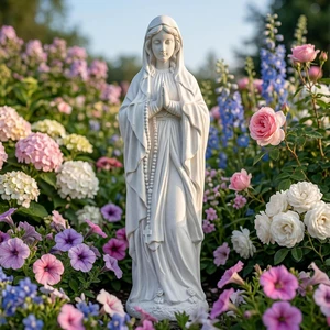 23.5 Inch Virgin Mary Praying Statue, Religious Outdoor 23.5 Inch Virgin Mary Praying Statue, Religious Outdoor