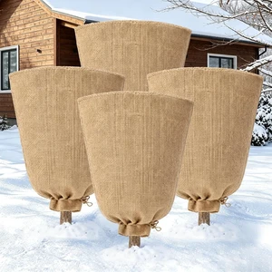 Large Winter Plant Cover Bags with Drawstring, 40 × 47 Inch, 4 Packs Large Winter Plant Cover Bags with Drawstring, 40 × 47 Inch, 4 Packs