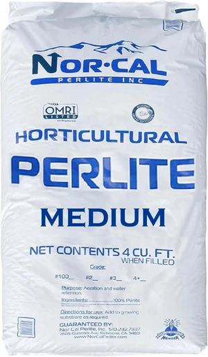 Norcal Organic Certified Premium Screened Coarse Perlite for Garden & Indoor/Outdoor Plants, 4 Cubic Feet (103 Quarts), 1 Bag NEW Norcal Organic Certified Premium Screened Coarse Perlite for Garden & Indoor/Outdoor Plants, 4 Cubic Feet (103 Quarts), 1 Bag NEW