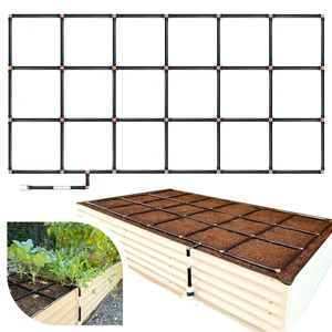Garden Grid 3x6 Prebuilt Raised Garden Irrigation System with No Dry Spots Garden Grid 3x6 Prebuilt Raised Garden Irrigation System with No Dry Spots