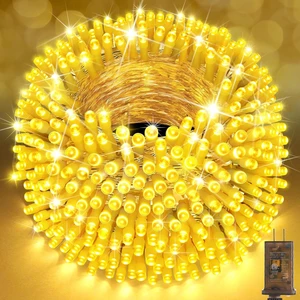 403FT 1000-LED Christmas String Lights with 8 Modes & Timer, Waterproof Fairy Lights for Indoor Outdoor Party, Palm Tree & Wedding (Warm White) 403FT 1000-LED Christmas String Lights with 8 Modes & Timer, Waterproof Fairy Lights for Indoor Outdoor Party, Palm Tree & Wedding (Warm White)