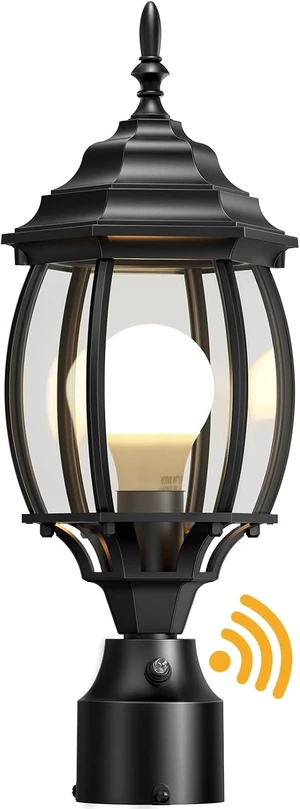 Large Dusk-to-Dawn Lamp Post Light Fixture Large Dusk-to-Dawn Lamp Post Light Fixture