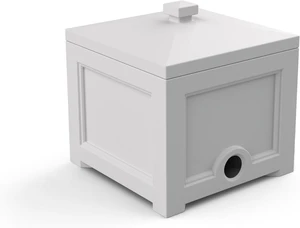 Inc 5858-W Fairfield White Garden Hose Storage Bin Inc 5858-W Fairfield White Garden Hose Storage Bin