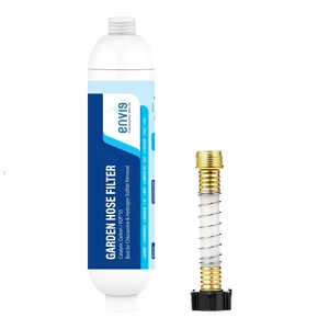 Catalytic Carbon KDF Inline Garden Hose Filter Removes Chloramine, Chlorine, VOCs & Chemicals for Hydroponics, Microgreens & Organic Gardening (1) Catalytic Carbon KDF Inline Garden Hose Filter Removes Chloramine, Chlorine, VOCs & Chemicals for Hydroponics, Microgreens & Organic Gardening (1)