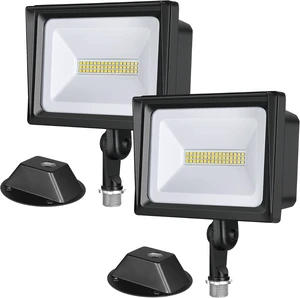 34W 3200LM 5000K LED Outdoor Flood Light, IP65 Waterproof, 2-Pack 34W 3200LM 5000K LED Outdoor Flood Light, IP65 Waterproof, 2-Pack