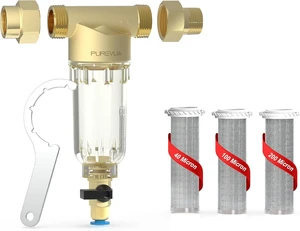 PGF1 Spin-Down Garden Hose Sediment Filter with 3/4" GHT Connector PGF1 Spin-Down Garden Hose Sediment Filter with 3/4" GHT Connector