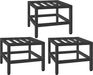 Heavy-Duty Metal Pedestal Plant Stands, 3 Pcs Indoor & Outdoor Heavy-Duty Metal Pedestal Plant Stands, 3 Pcs Indoor & Outdoor