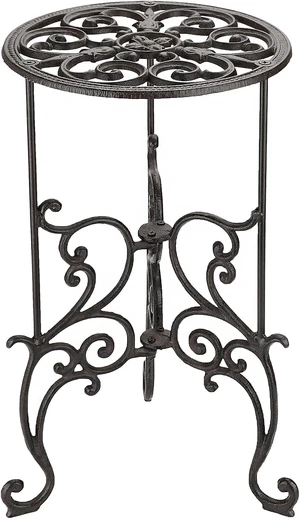 Heavy-Duty Cast Iron Flower Pot Holder, Indoor & Outdoor Plant Stand Heavy-Duty Cast Iron Flower Pot Holder, Indoor & Outdoor Plant Stand