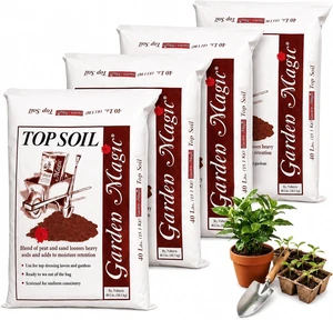 Michigan Peat Organic Potting Topsoil Mix, 40 lb, 4-Pack Michigan Peat Organic Potting Topsoil Mix, 40 lb, 4-Pack