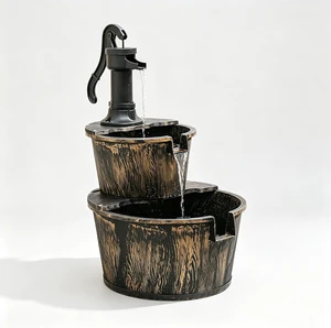 27" Tall Bronze Outdoor Water Fountain, 11 L Capacity 27" Tall Bronze Outdoor Water Fountain, 11 L Capacity