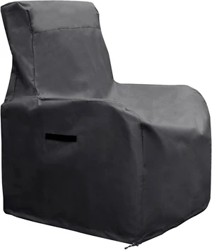 Waterproof Patio Chair Cover All Weather Outdoor Furniture Storage (Black) Waterproof Patio Chair Cover All Weather Outdoor Furniture Storage (Black)