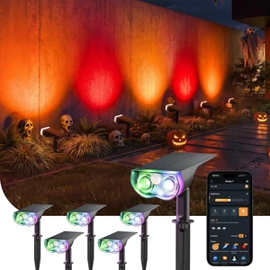 Smart Solar Lights Outdoor SL5 with Motion Sensor, Halloween Decoration Smart Solar Lights Outdoor SL5 with Motion Sensor, Halloween Decoration